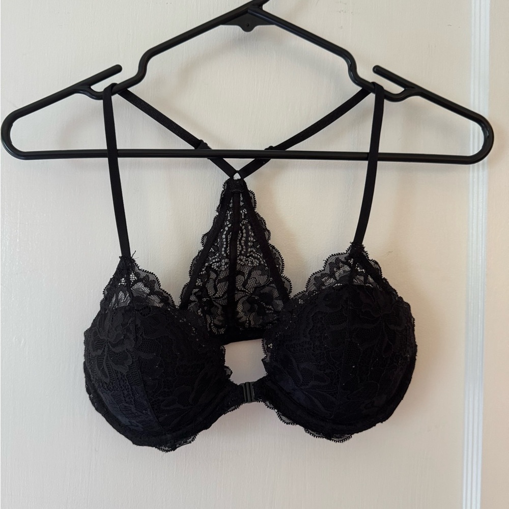 PINK Victoria's Secret Black Lace Bra